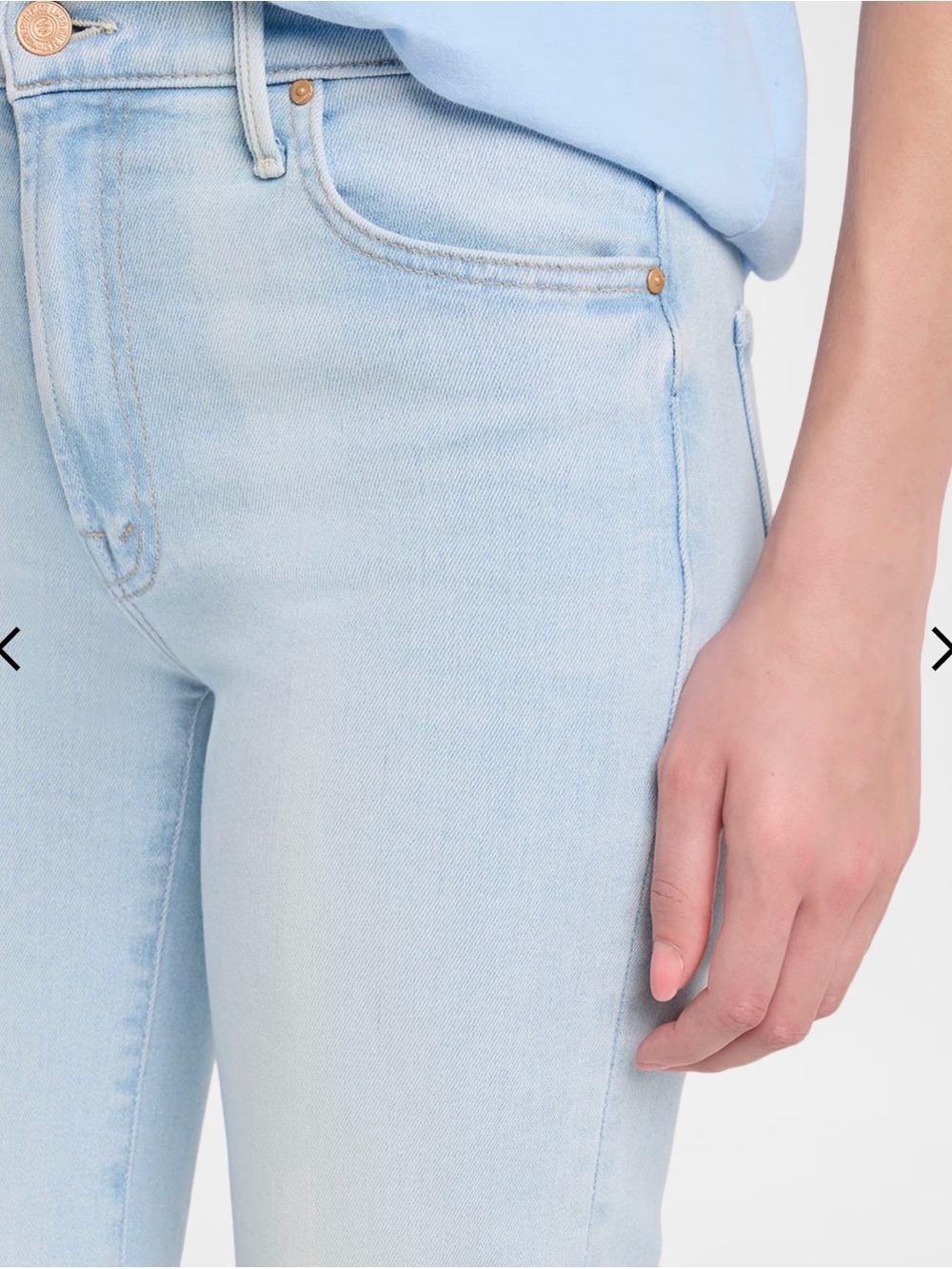 MOTHER The Kick It Jeans Melt in your Mouth Straight-Leg Jeans - Picture 4 of 9